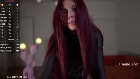 Marie online show from January 2026 07:28:02 PM