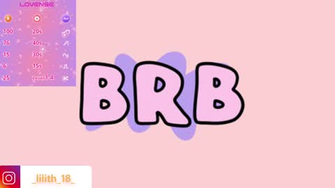 Snapshot of _lilith_18_ chatting on February 2025 09:42:01 AM Lili online show from February 2025 09:42:01 AM