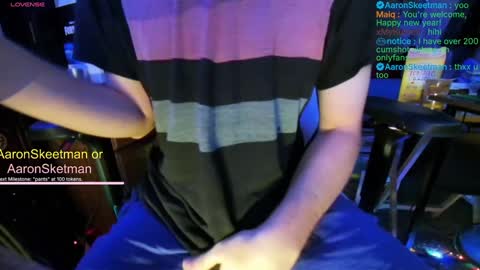 Aaron Skeetman online show from January 2025 12:55:01 PM