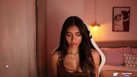 Snapshot of abril_w18 chatting on January 2026 11:42:02 PM My name is Alexa. Please say hello I like to chat with you. If you have requests please use tip online show from January 2026 11:42:02 PM