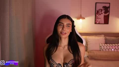 Snapshot of abril_w18 chatting on March 2026 11:28:02 PM My name is Alexa. Please say hello I like to chat with you. If you have requests please use tip online show from March 2026 11:28:02 PM