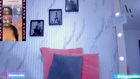 Snapshot of ainaravelez chatting on December 2024 10:00:01 PM AinaraVelez online show from December 2024 10:00:01 PM