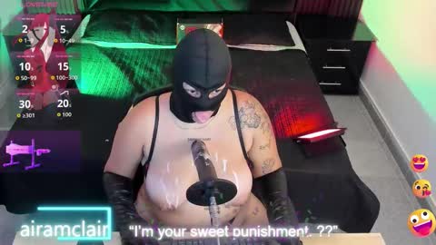 Airam Clair online show from November 2025 08:20:01 PM