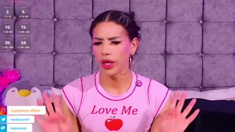 Snapshot of aivadumont chatting on February 2026 06:26:01 AM Queen Dumont online show from February 2026 06:26:01 AM