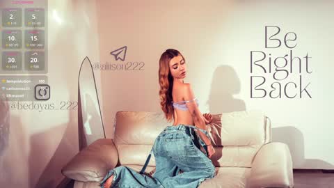 Snapshot of alison222_ chatting on January 2025 10:41:01 PM A L I S O N online show from January 2025 10:41:01 PM