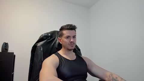 Snapshot of alphagodleatherking92 chatting on October 2025 08:22:01 AM LeatherMaster online show from October 2025 08:22:01 AM