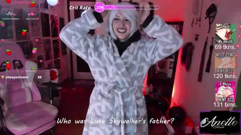 Anette Scorpio online show from April 2026 12:13:01 AM