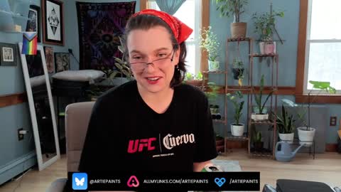Artie Paints online show from February 2025 05:40:02 PM