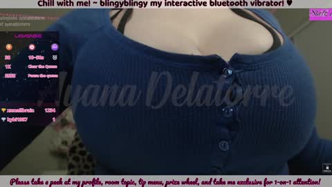 Snapshot of ayanadelatorre chatting on December 2024 04:59:01 AM Ayana Delatorre online show from December 2024 04:59:01 AM