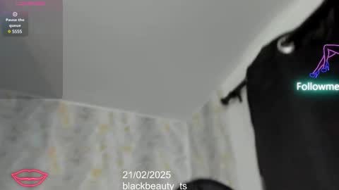 Snapshot of blackbeauty_ts chatting on February 2025 01:44:01 PM Nina online show from February 2025 01:44:01 PM