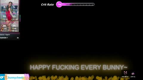 Tokki  bunny  online show from April 2026 02:33:01 PM