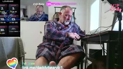 DaddyBear online show from February 2026 02:01:02 PM
