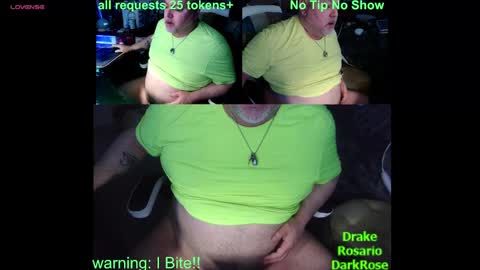 Snapshot of drake_r_darkrose chatting on February 2025 08:26:02 PM Drake D Vamp aka Drake DarkRose online show from February 2025 08:26:02 PM
