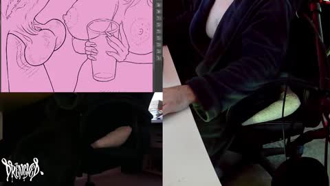 Snapshot of drenchedart chatting on February 2025 06:43:02 PM Drenched online show from February 2025 06:43:02 PM