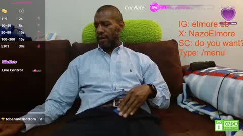 Snapshot of elmorenazogt chatting on December 2024 03:49:01 AM My name is Elmore. Please say hello I like to chat with you. If you have requests or dirty talk please use tip online show from December 2024 03:49:01 AM