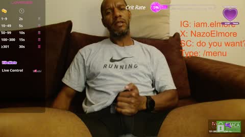 Snapshot of elmorenazogt chatting on January 2025 04:12:01 AM My name is Elmore. Please say hello I like to chat with you. If you have requests or dirty talk please use tip online show from January 2025 04:12:01 AM