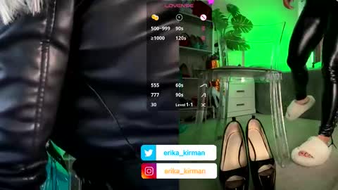 Erika      online show from November 2025 12:00:02 PM