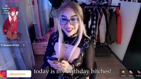 Snapshot of exodiakinky chatting on February 2026 04:41:01 AM Goddess Exodia please help me reach 100 thumbs up online show from February 2026 04:41:01 AM