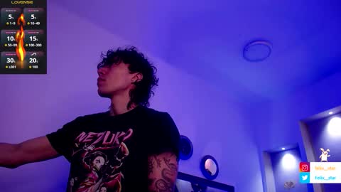 Snapshot of felix__star chatting on November 2025 08:09:01 PM Felix online show from November 2025 08:09:01 PM