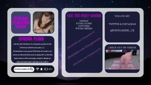 Lex Vive foxygamer cb online show from May 2026 01:12:01 AM