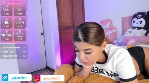 Snapshot of gabriela_miller2 chatting on February 2025 07:55:01 AM Gaby online show from February 2025 07:55:01 AM