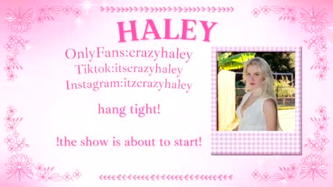 Snapshot of haleycrazy chatting on April 2026 03:31:01 PM Haley online show from April 2026 03:31:01 PM
