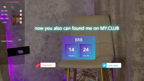 Snapshot of jane_meys chatting on January 2025 11:17:01 AM your kitty JANE roawww online show from January 2025 11:17:01 AM