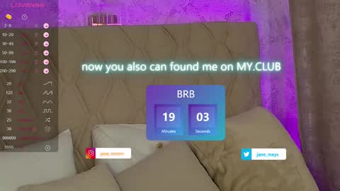 Snapshot of jane_meys chatting on March 2025 11:25:02 AM your kitty JANE roawww online show from March 2025 11:25:02 AM