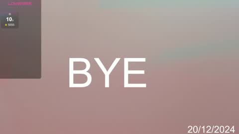 Karoline online show from December 2024 12:09:01 AM