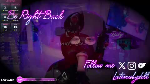 Latex Ruby online show from November 2025 03:31:01 AM