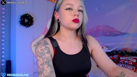Snapshot of marceline_red chatting on December 2024 06:21:01 PM Lady Marceline online show from December 2024 06:21:01 PM