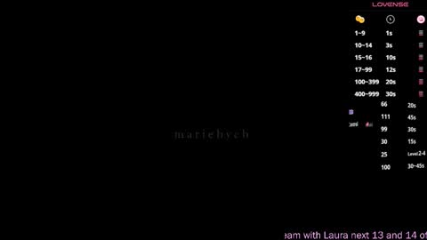 Maria  online show from November 2025 03:05:01 PM