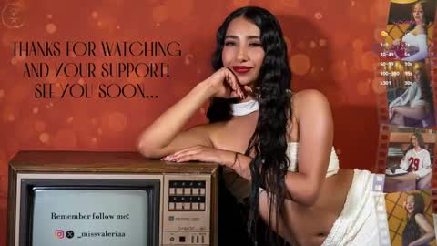 Snapshot of missvaleriaa chatting on April 2026 07:58:02 PM Valeria Davila online show from April 2026 07:58:02 PM