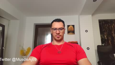 Snapshot of muscleaj69 chatting on October 2025 01:32:01 PM AJ online show from October 2025 01:32:01 PM