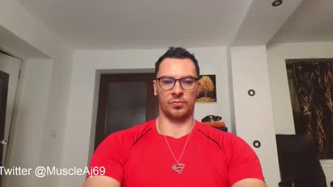 Snapshot of muscleaj69 chatting on October 2025 05:02:02 PM AJ online show from October 2025 05:02:02 PM