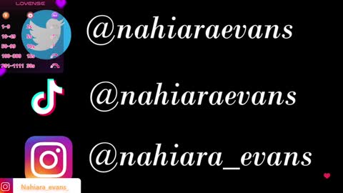 NAHIARA EVANS online show from December 2024 07:07:01 AM