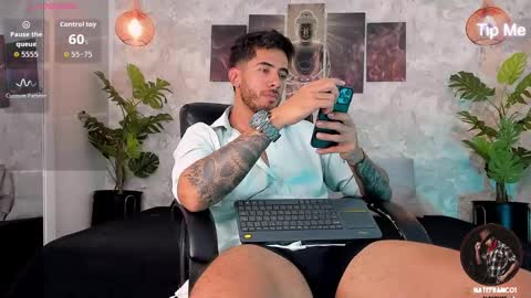 Snapshot of nate_franco chatting on October 2025 12:00:01 AM Nate Franco online show from October 2025 12:00:01 AM