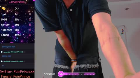 Pain Prince online show from January 2025 03:19:01 PM