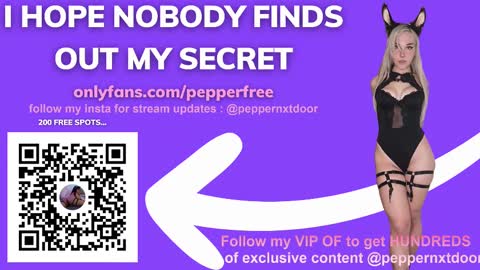 Snapshot of pepperxminthe chatting on February 2025 10:50:01 PM pepperxminthe online show from February 2025 10:50:01 PM