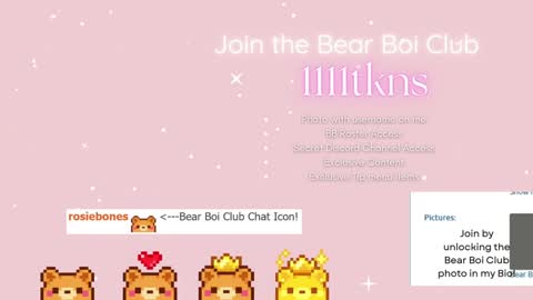 Rosie Bones online show from October 2025 11:16:01 PM