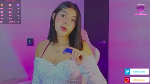 Snapshot of samara_lam chatting on September 2025 12:58:02 AM Sammy online show from September 2025 12:58:02 AM