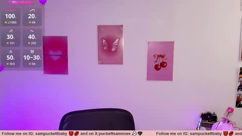 Snapshot of sampuckettbaby chatting on May 2026 03:20:02 PM sampuckettbaby online show from May 2026 03:20:02 PM