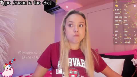 SaraAvila  online show from January 2025 09:55:02 AM