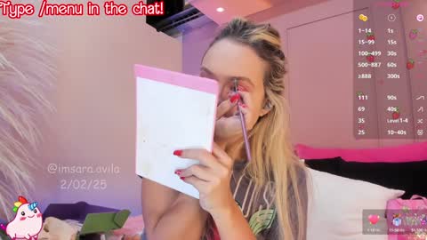 SaraAvila  online show from February 2025 11:00:01 PM