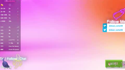 Dean Carter online show from October 2025 10:51:02 PM