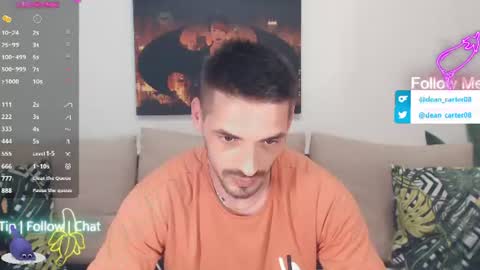 Snapshot of secret_sir chatting on July 2026 10:38:01 PM Dean Carter online show from July 2026 10:38:01 PM