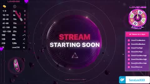 SeraLeeXXX online show from February 2026 06:25:01 PM