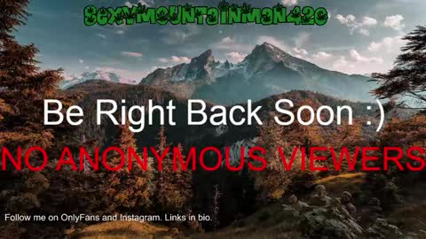 Sexymountainman420 online show from January 2025 10:06:01 PM