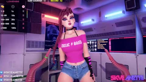 SkyeAnette online show from March 2025 02:15:01 AM