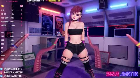 SkyeAnette online show from September 2025 01:18:02 AM